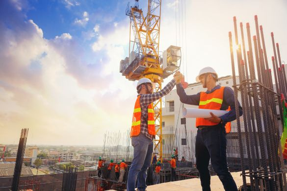 construction site workers